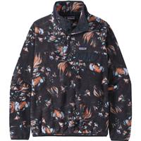 Patagonia Women's Lightweight Synchilla Snap-T Pullover - Swirl Floral / Pitch Blue (SLPH)