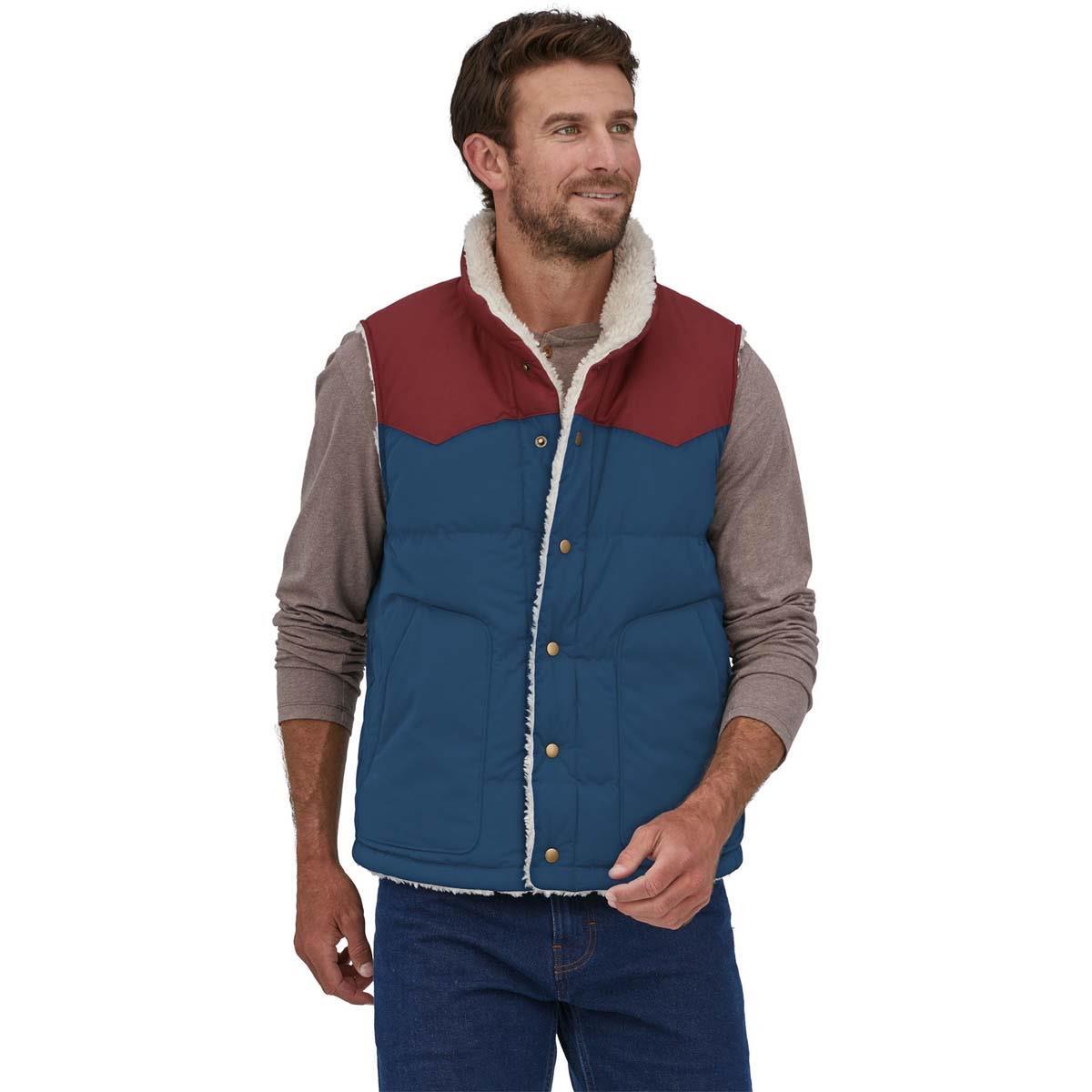 Patagonia Men's Reversible Bivy Down Vest | Snowboards.com