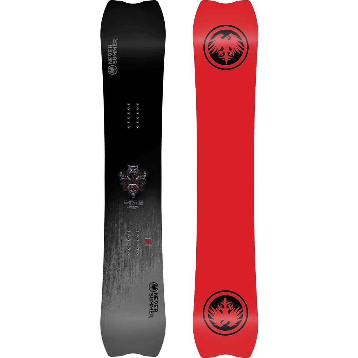 Never Summer Men's V-Twin Triple Camber Hybrid Snowboard