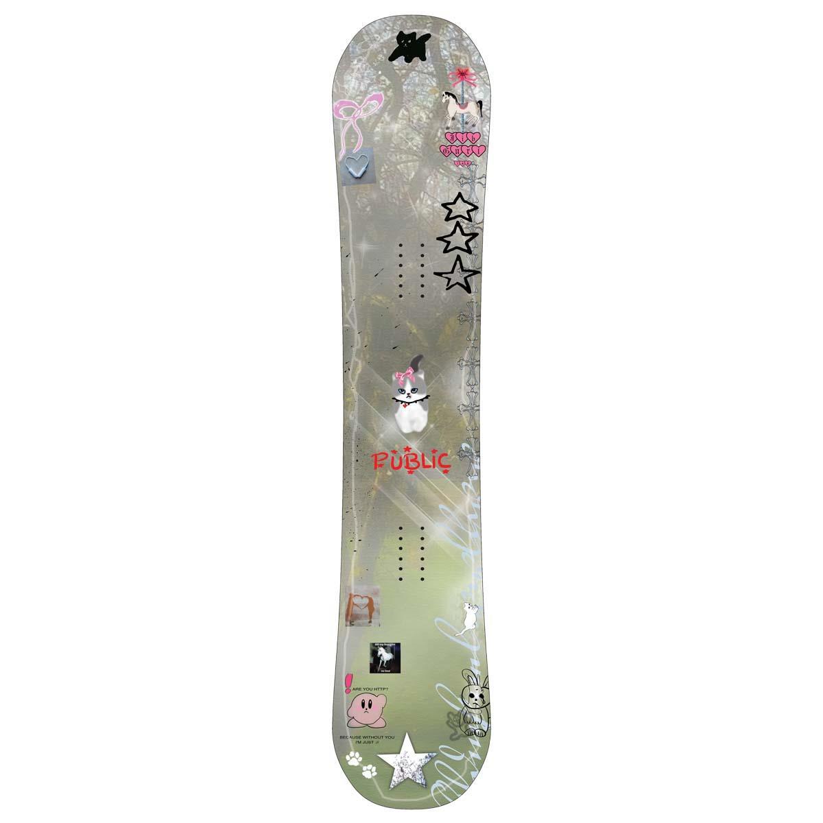 Public Snowboards Women's Jibgurl Camber Snowboard | Snowboards.com