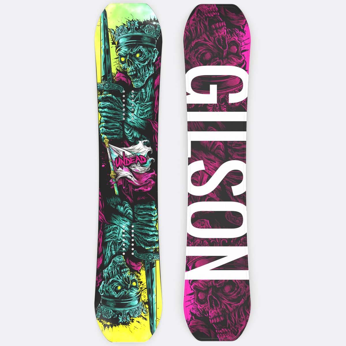Gilson Men's Undead Hybrid Camber Snowboard | Snowboards.com