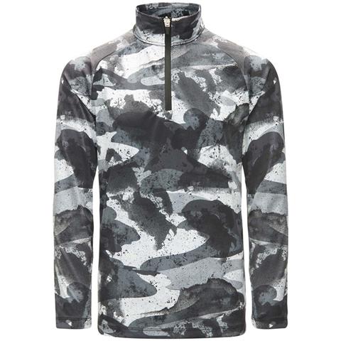 Spyder Limitless Camo Zip T-Neck - Boy's