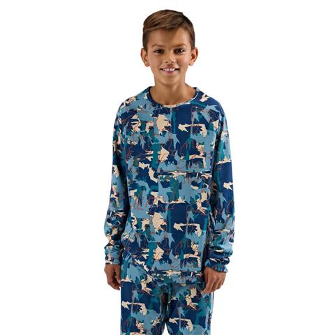 Blackstrap Big Kid's Evolver Base Layer Crewneck