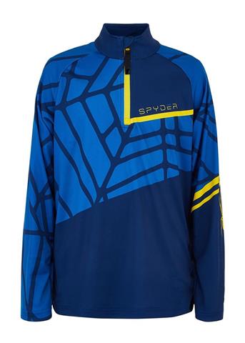 Spyder Hideout Zip T-Neck - Boy's