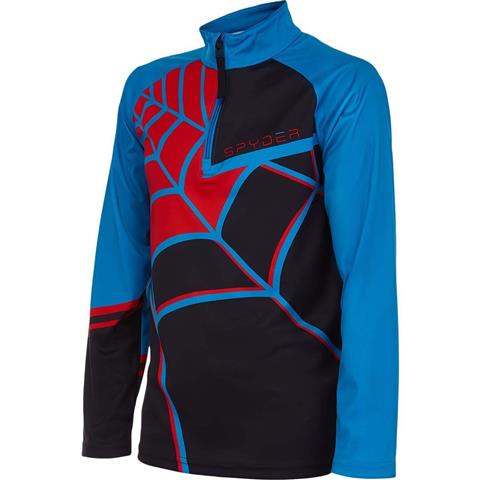 Spyder Web Zip T-Neck - Boy's