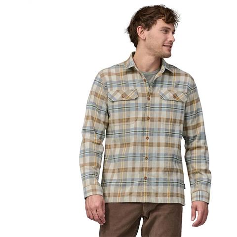 Patagonia Men's Longsleeve Organic Cotton Midweight Fjord Flannel Shirt