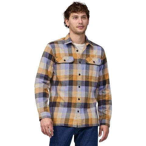 Patagonia Men's Longsleeve Organic Cotton Midweight Fjord Flannel Shirt