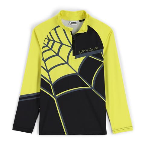 Spyder Web Zip T-Neck - Boy's