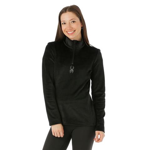 Spyder Shimmer Bug Zip T-Neck - Women's