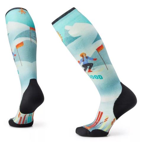 Smartwool Ski Targeted Cushion Snow Bunny Print OTC Socks - Women's