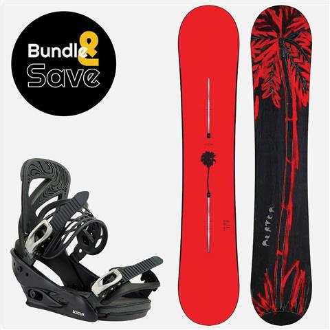 Women&#39;s Burton Blossom Snowboard + Scribe Re:Flex Snowboard Bindings Package