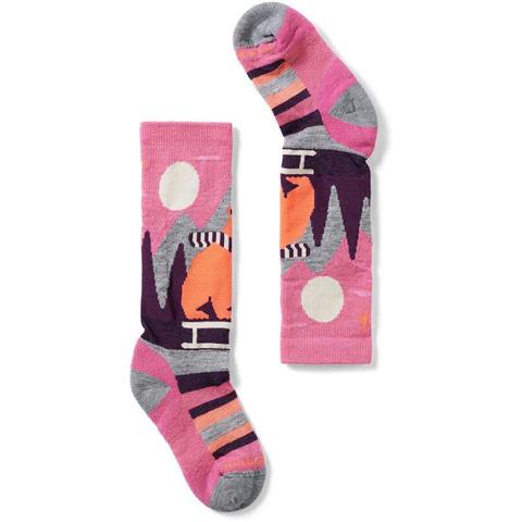 Smartwool Kids&#39; Ski Light Cushion Sleigh Bear OTC Socks