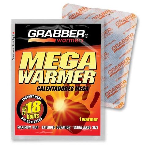 Grabber Mega Warmer 18 Hour Disposable Hand Warmer (Single Pack)