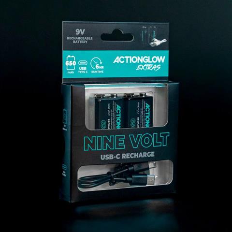 ActionGlow Rechargeable Batteries