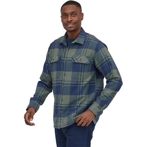 Patagonia Men&#39;s Longsleeve Organic Cotton Midweight Fjord Flannel Shirt