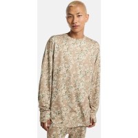 Burton Men's Midweight Base Layer Crewneck - Snowfall Camo