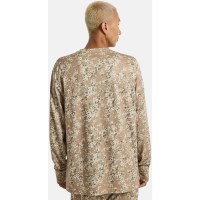 Burton Men's Midweight Base Layer Crewneck - Snowfall Camo