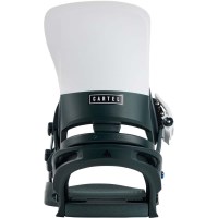 Burton Men's Cartel Re:Flex Snowboard Bindings - Deep Emerald / White