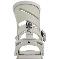 Burton Men's Mission Re:Flex Snowboard Bindings - Gray Cloud