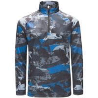 Spyder Limitless Camo Zip T-Neck - Boy's - CDT / BLK