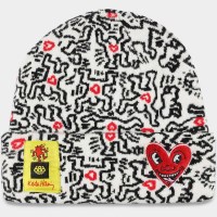 686 Keith Haring Beanie - Keith Haring White