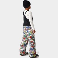 686 Boys' Frontier Insulated Bib - Keith Haring Multi