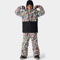686 Boys' Frontier Insulated Bib - Keith Haring Multi