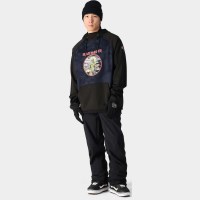 686 Mens Bonded Fleece Hoody - Iron Maiden Eddies Black