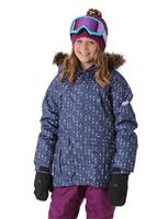 686 Harlow Insulated Jacket - Girl's - Aztec Denim