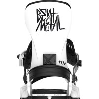 Bent Metal Men's Transfer Snowboard Bindings - White