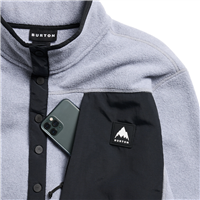 Burton Cinder Pullover Fleece - Gray Heather