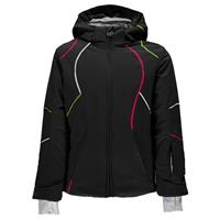 Spyder Tresh Jacket - Girl's - Black / White / Fresh