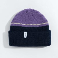 Coal Frena Beanie - Navy Blocked Stripe