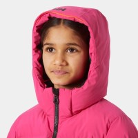 Helly Hansen Juniors' Nora Short Puffy Ski Jacket - Dragon Fruit