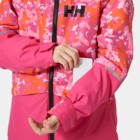 Helly Hansen Juniors’ Stellar Ski Jacket - Dragon Fruit