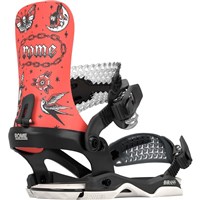 Rome Women's Brass AW AsymWrap Snowboard Bindings - Team Red