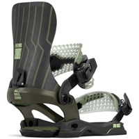 Rome Men's 390 Boss AW AsymWrap Snowboard Bindings - Swamp Green