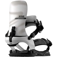 Rome Men's Katana AW AsymWrap FASE Snowboard Bindings - White