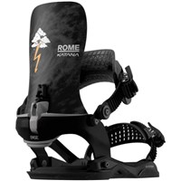 Rome Men's Katana AW AsymWrap FASE PRO Snowboard Bindings