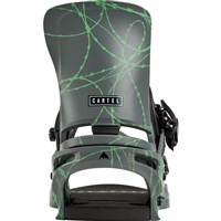 Burton Men's Cartel Re:Flex Snowboard Bindings - Gray / Green Voltage