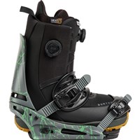 Burton Men's Cartel Re:Flex Snowboard Bindings - Gray / Green Voltage