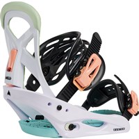 Burton Smalls Re:Flex Snowboard Bindings - Youth - White / Multi
