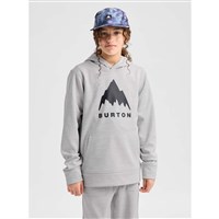 Burton Kids' Oak Pullover Hoodie - Gray Cloud Heather