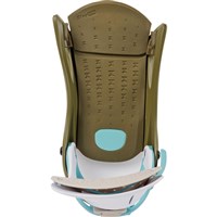 Burton Men's Step On® Genesis Re:Flex Snowboard Bindings - White / Dried Moss