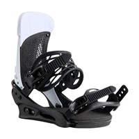 Burton Men's Malavita Snowboard Bindings - Black / White