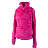 Obermeyer Teen Girls Furry Fleece Top - Electric Pink