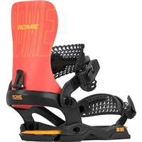 Rome Men's 390 Boss AW AsymWrap Snowboard Bindings - Orange