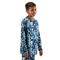 Blackstrap Big Kid's Evolver Base Layer Crewneck - Badlands Deschutes