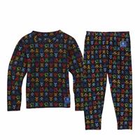 Burton Minishred Fleece Set - Youth - Arcade Print