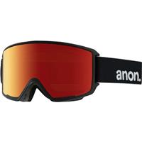 Anon M3 Goggles + Bonus Lens - Black with Red Solex and Red Ice